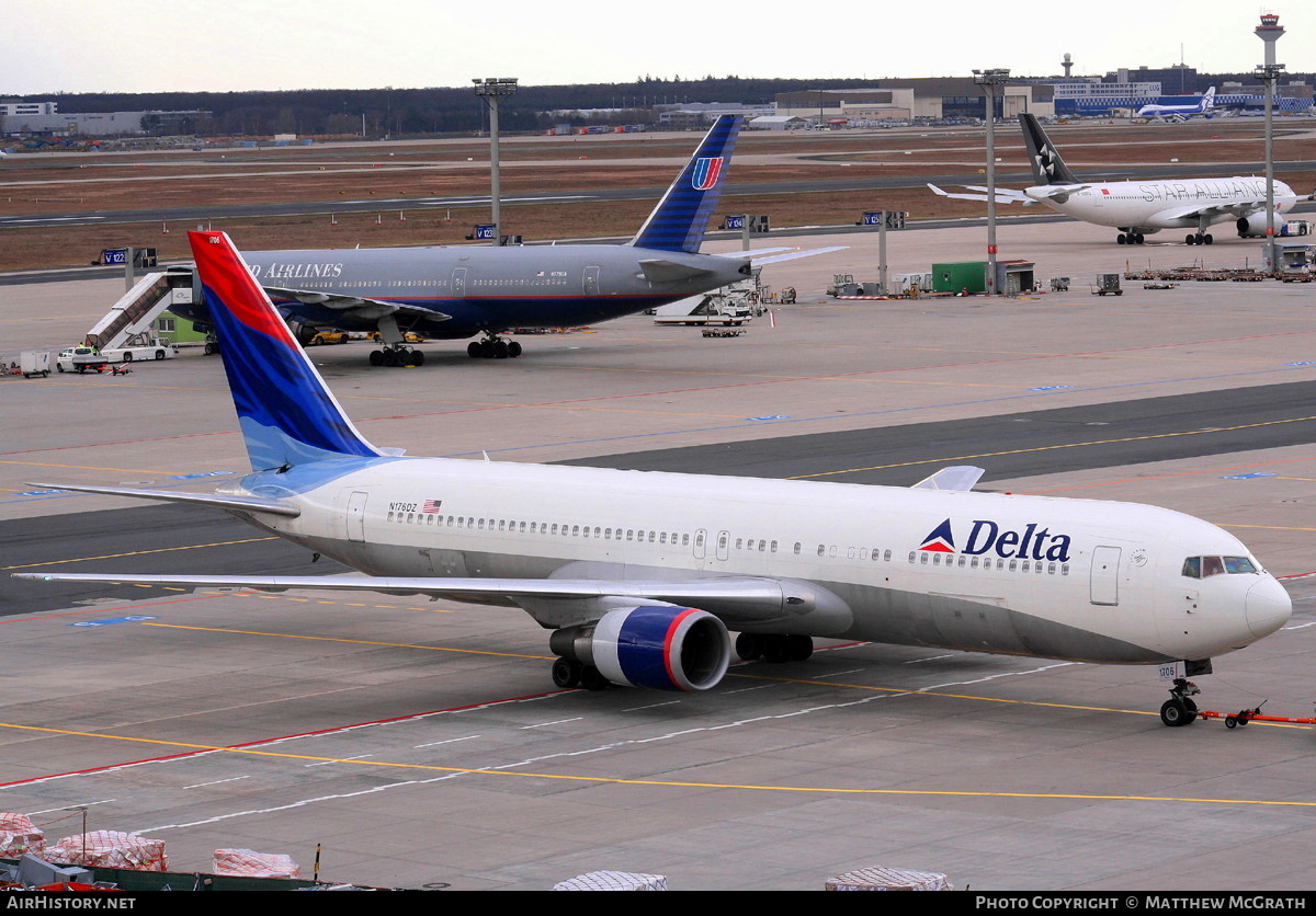 Aircraft Photo of N176DZ | Boeing 767-332/ER | Delta Air Lines | AirHistory.net #438946
