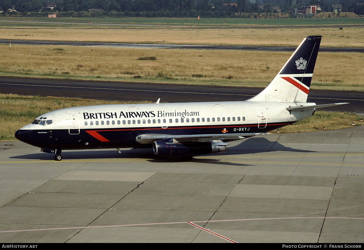 Aircraft Photo of G-BKYJ | Boeing 737-236/Adv | British Airways Birmingham | AirHistory.net #438952