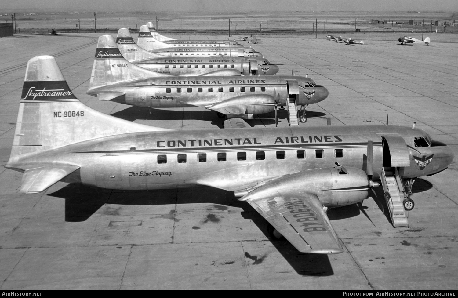 Aircraft Photo of NC90848 | Convair 240-3 | Continental Airlines | AirHistory.net #438958