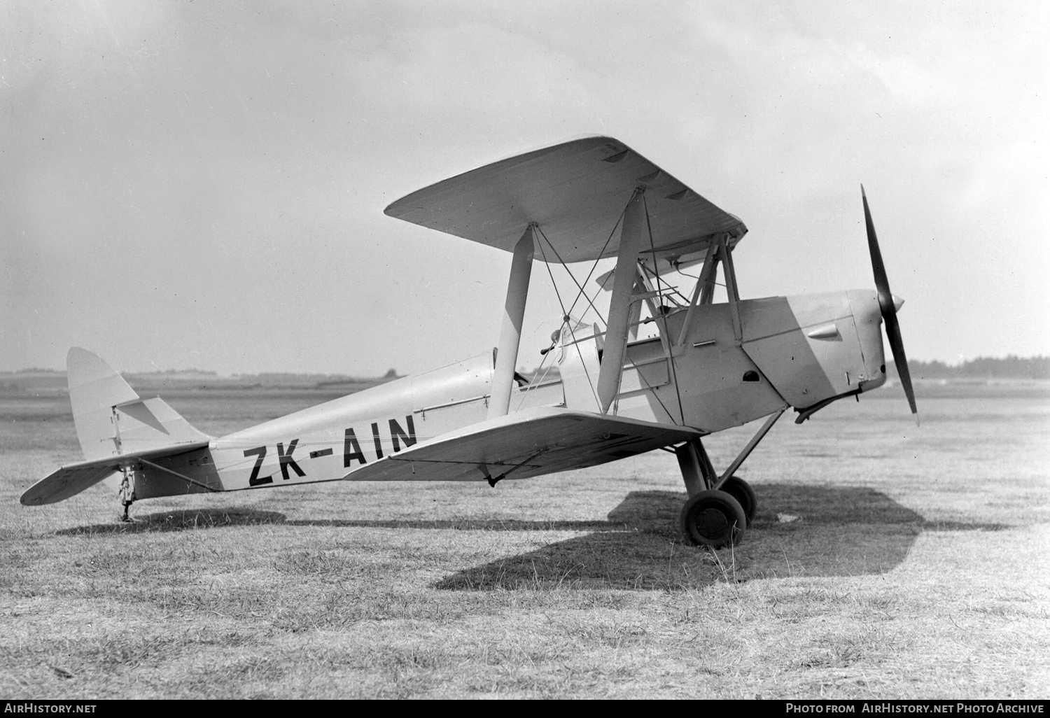 Aircraft Photo of ZK-AIN | De Havilland D.H. 82A Tiger Moth | AirHistory.net #438979