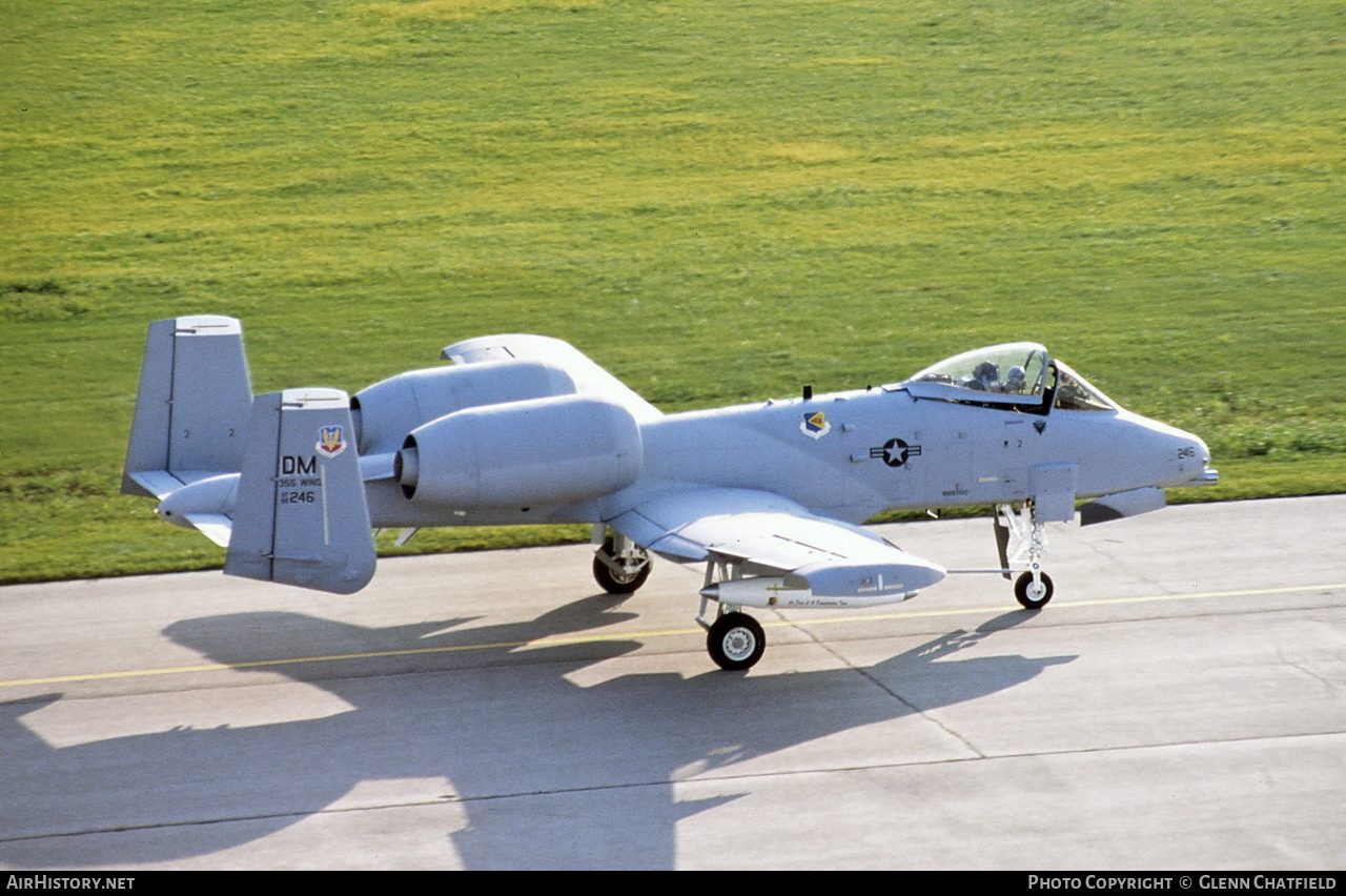 Aircraft Photo of 80-0246 / AF80-246 | Fairchild OA-10A Thunderbolt II | USA - Air Force | AirHistory.net #438981