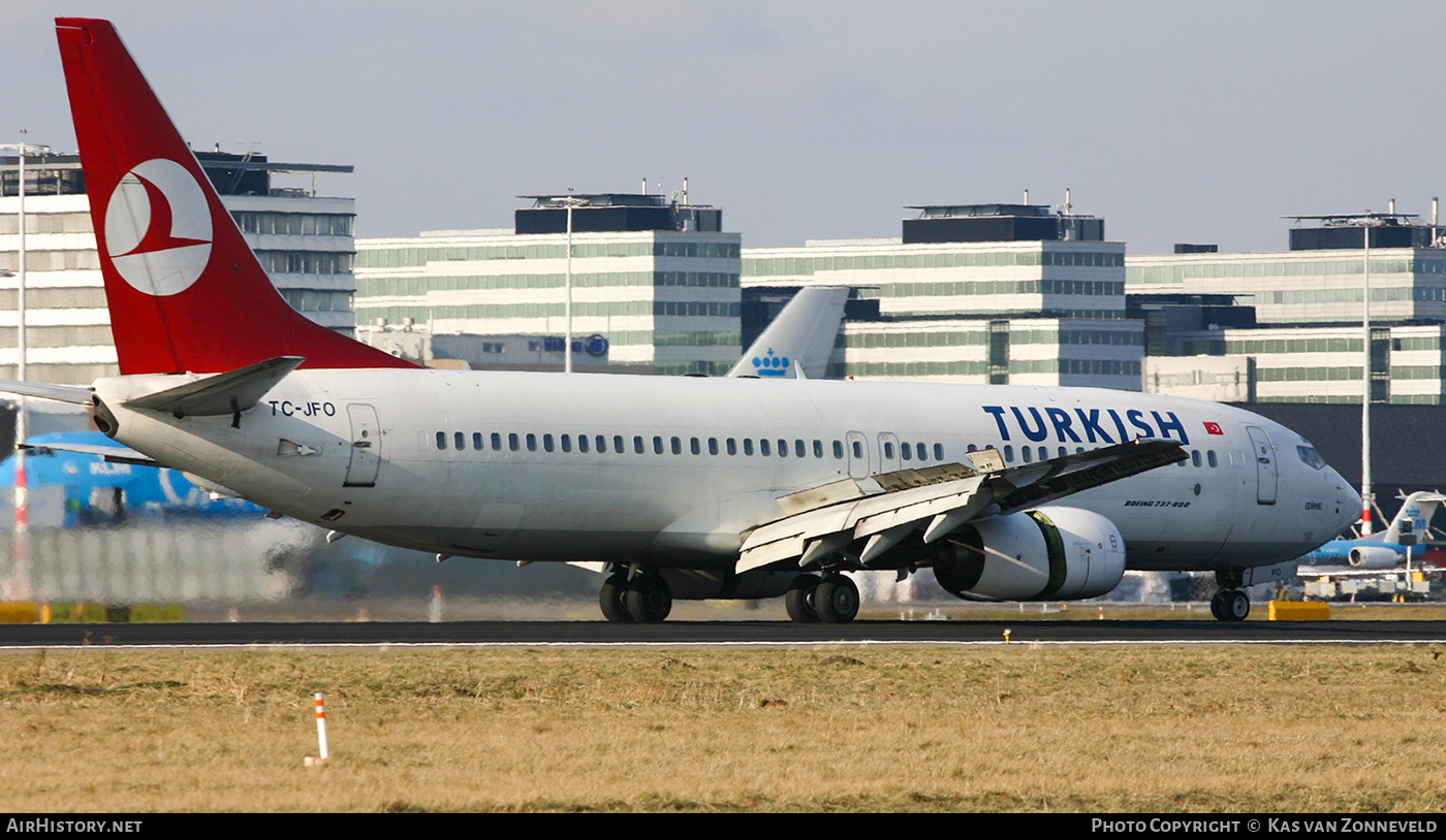 Aircraft Photo of TC-JFO | Boeing 737-8F2 | Turkish Airlines | AirHistory.net #438987