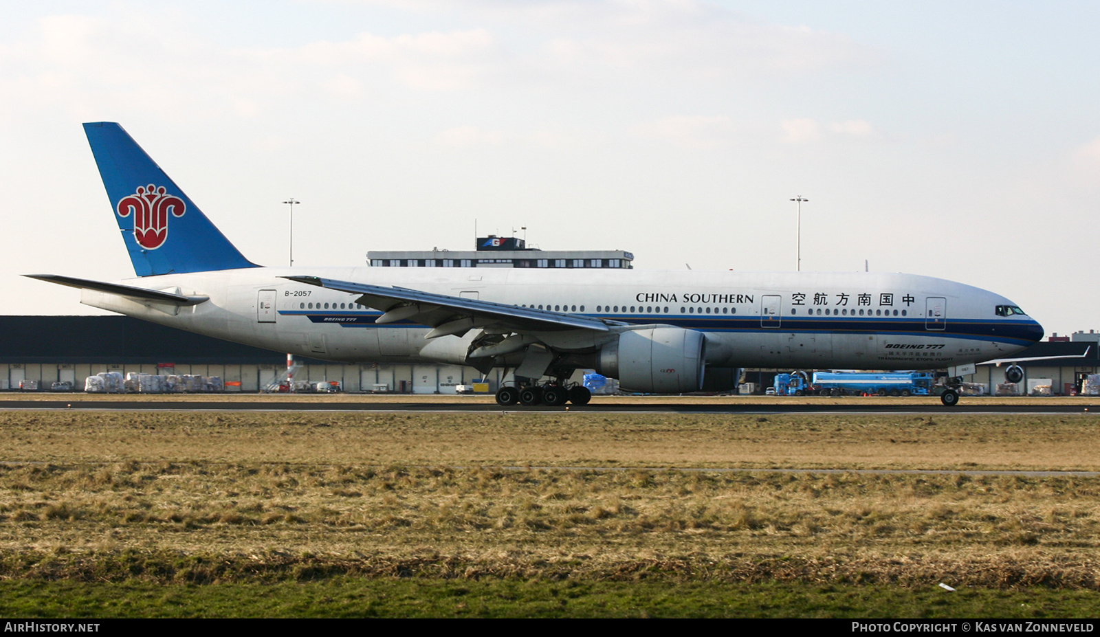 Aircraft Photo of B-2057 | Boeing 777-21B/ER | China Southern Airlines | AirHistory.net #438990