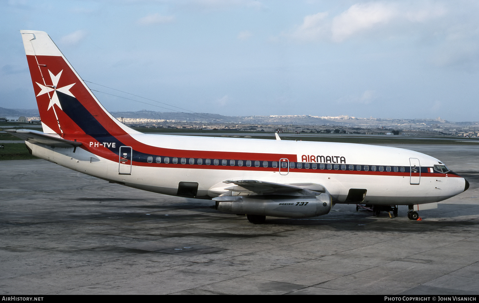 Aircraft Photo of PH-TVE | Boeing 737-2K2C/Adv | Air Malta | AirHistory.net #439013