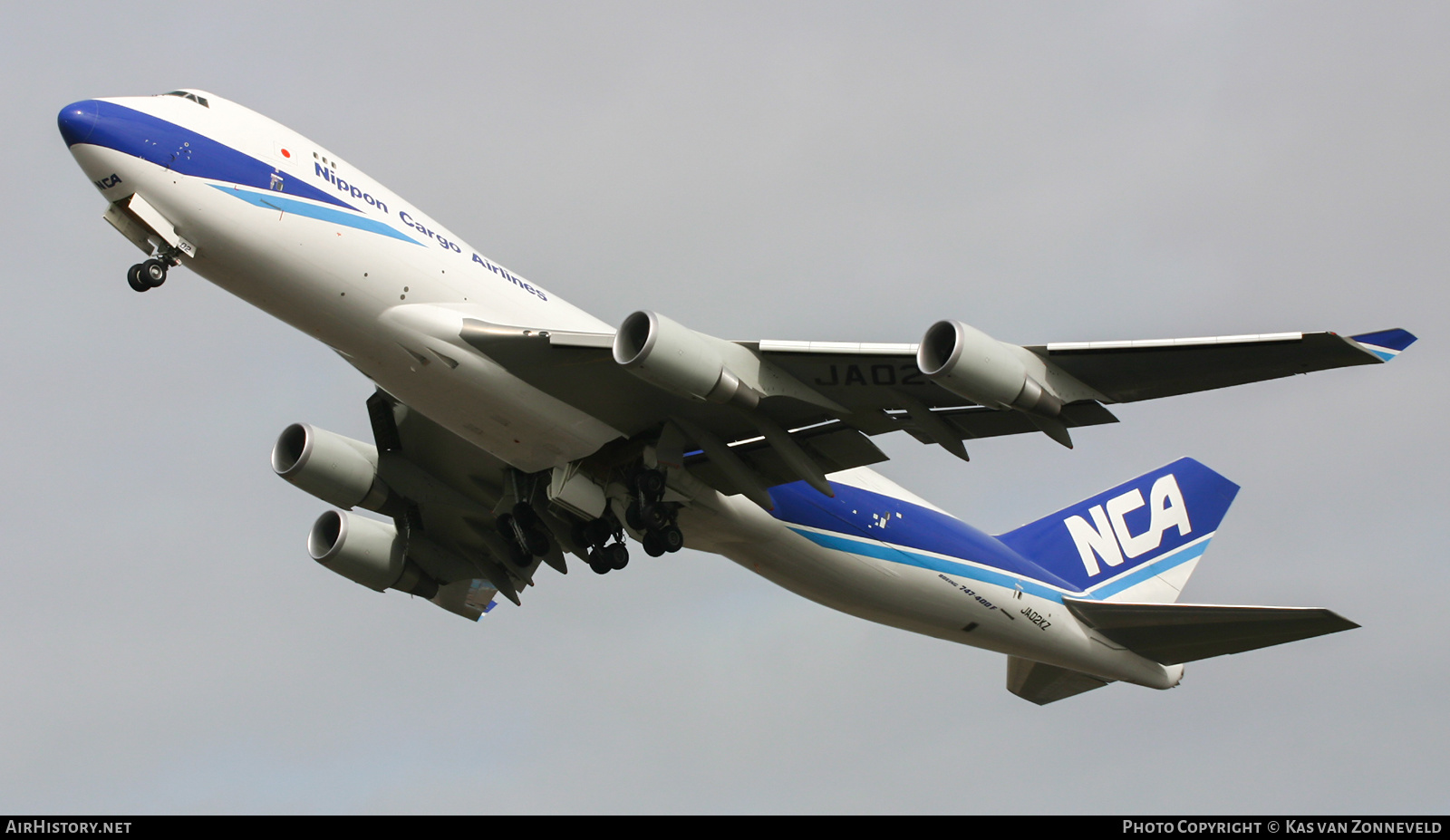 Aircraft Photo of JA02KZ | Boeing 747-481F/SCD | Nippon Cargo Airlines - NCA | AirHistory.net #439030