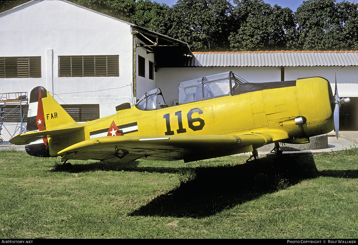 Aircraft Photo of 116 | North American Harvard Mk4 | Cuba - Air Force | AirHistory.net #439037