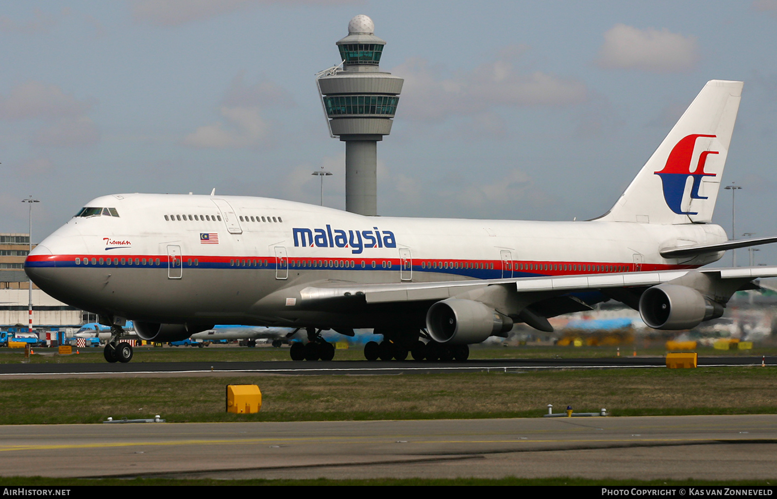 Aircraft Photo of 9M-MPI | Boeing 747-4H6 | Malaysia Airlines | AirHistory.net #439103