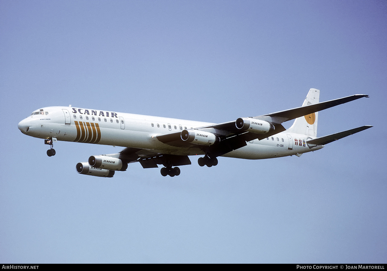Aircraft Photo of OY-SBK | McDonnell Douglas DC-8-63 | Scanair | AirHistory.net #439108
