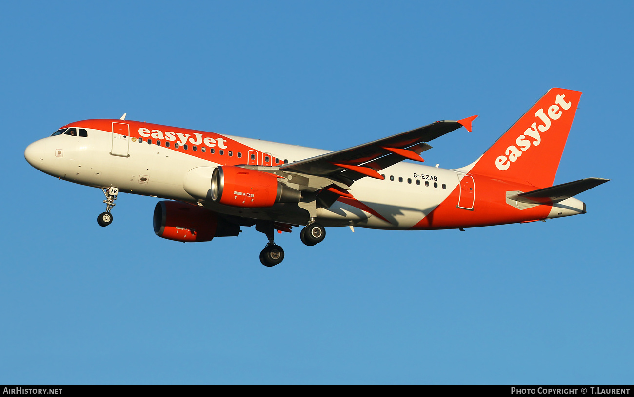 Aircraft Photo of G-EZAB | Airbus A319-111 | EasyJet | AirHistory.net #439123