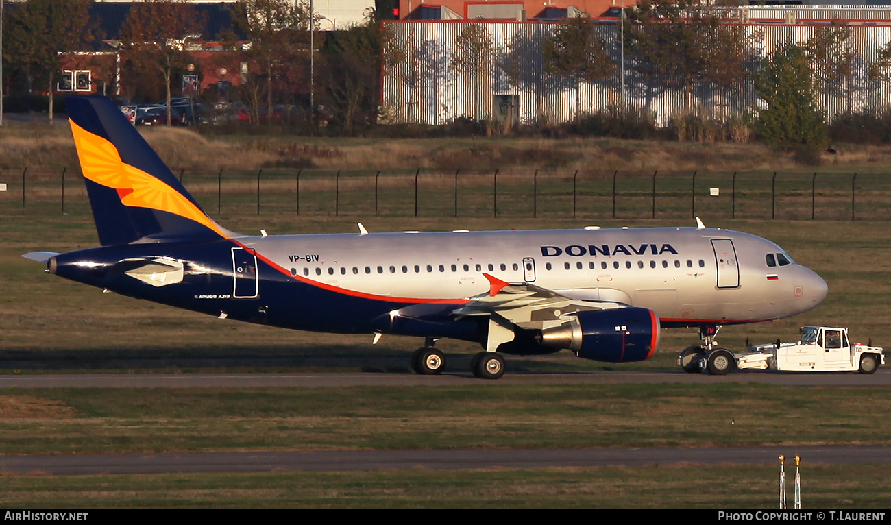 Aircraft Photo of VP-BIV | Airbus A319-115 | Donavia | AirHistory.net #439127