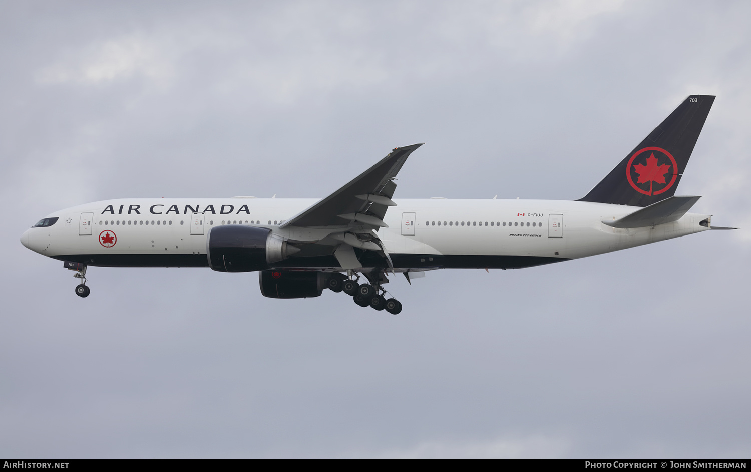 Aircraft Photo of C-FIUJ | Boeing 777-233/LR | Air Canada | AirHistory.net #439145