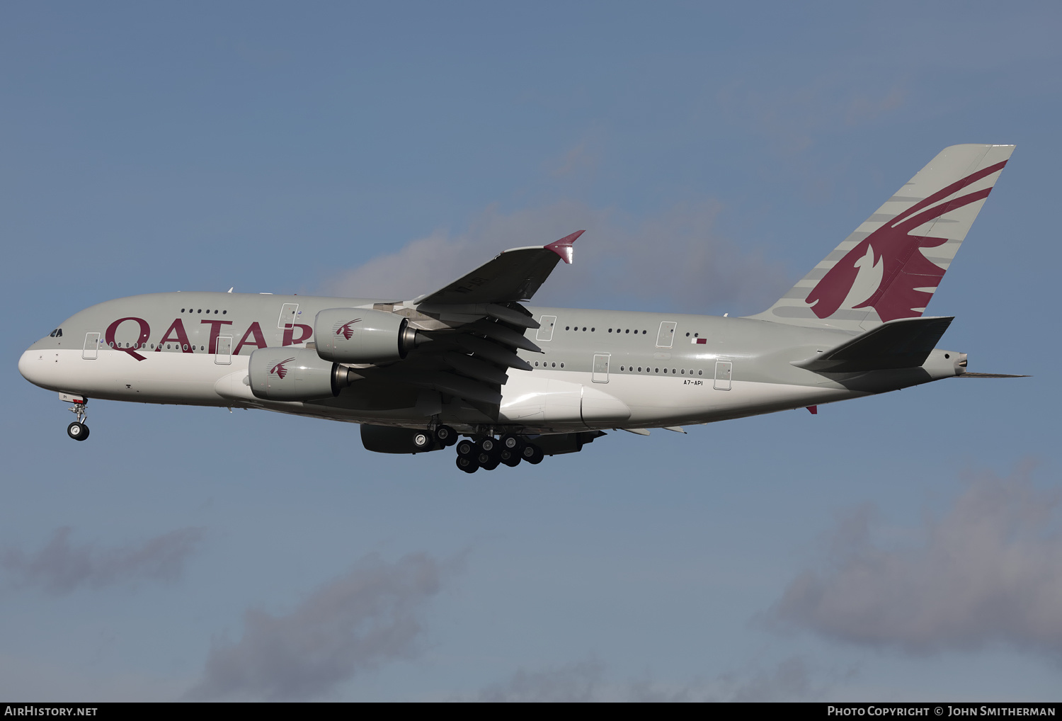 Aircraft Photo of A7-API | Airbus A380-861 | Qatar Airways | AirHistory.net #439152