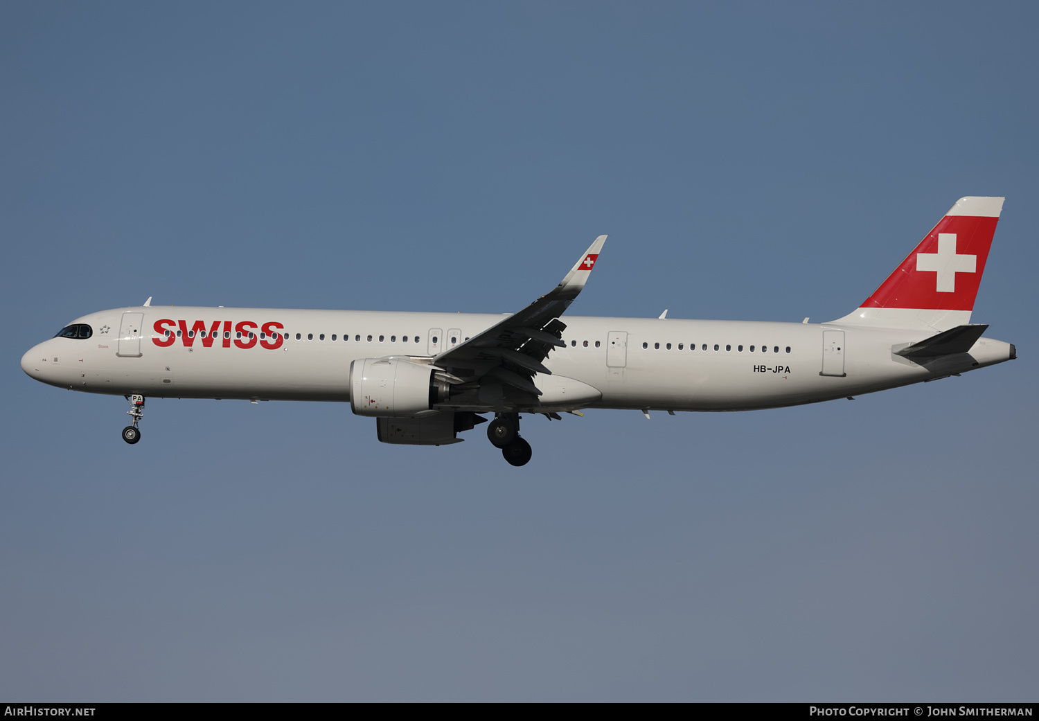 Aircraft Photo of HB-JPA | Airbus A321-271NX | Swiss International Air Lines | AirHistory.net #439158