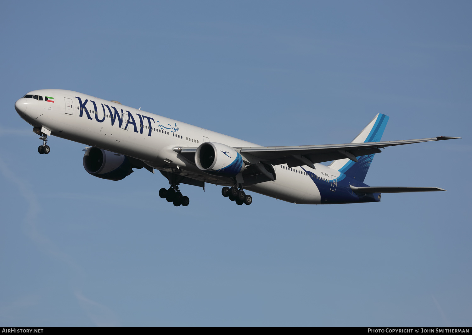 Aircraft Photo of 9K-AOL | Boeing 777-300/ER | Kuwait Airways | AirHistory.net #439161