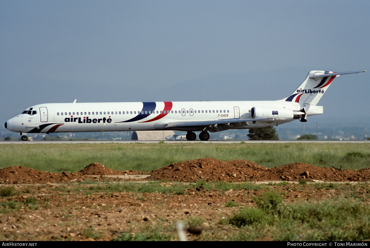 Aircraft Photo of F-GHEB | McDonnell Douglas MD-83 (DC-9-83) | Air Liberté | AirHistory.net #439163