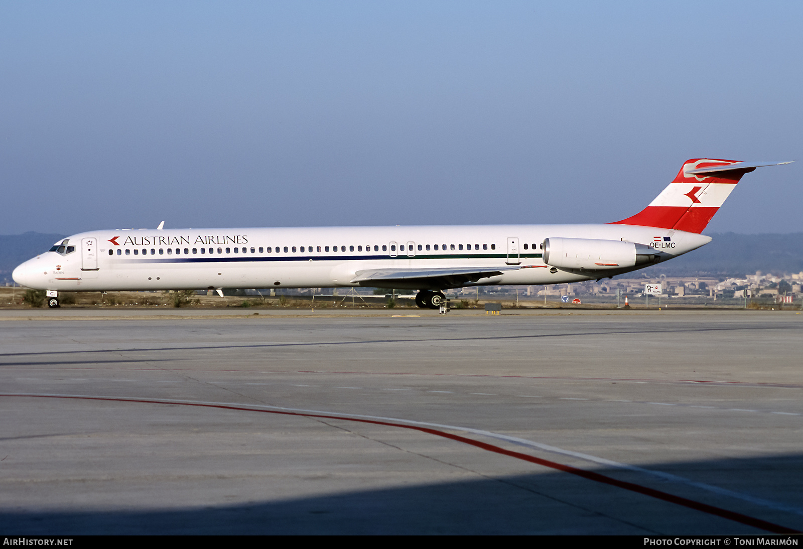 Aircraft Photo of OE-LMC | McDonnell Douglas MD-81 (DC-9-81) | Austrian Airlines | AirHistory.net #439166