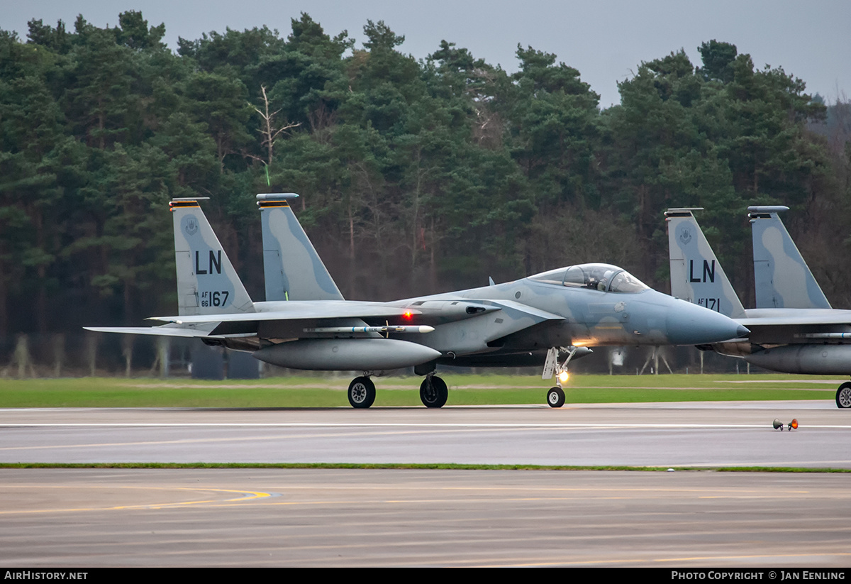 Aircraft Photo of 86-0167 / AF86-167 | McDonnell Douglas F-15C Eagle | USA - Air Force | AirHistory.net #439170