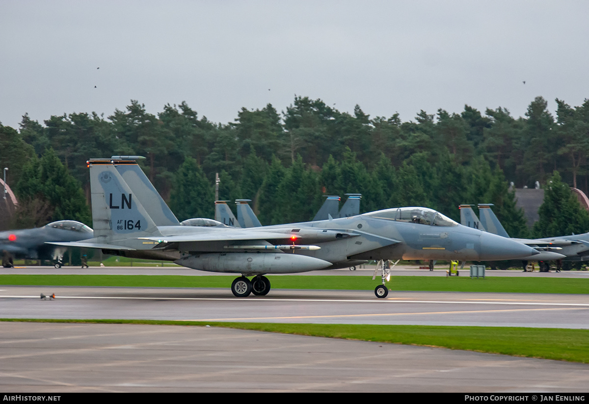Aircraft Photo of 86-0164 / AF86-164 | McDonnell Douglas F-15C Eagle | USA - Air Force | AirHistory.net #439172