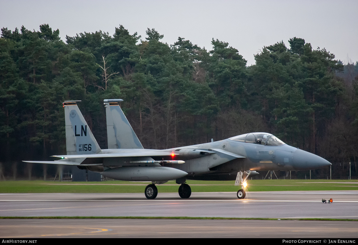 Aircraft Photo of 86-0156 / AF86-156 | McDonnell Douglas F-15C Eagle | USA - Air Force | AirHistory.net #439175
