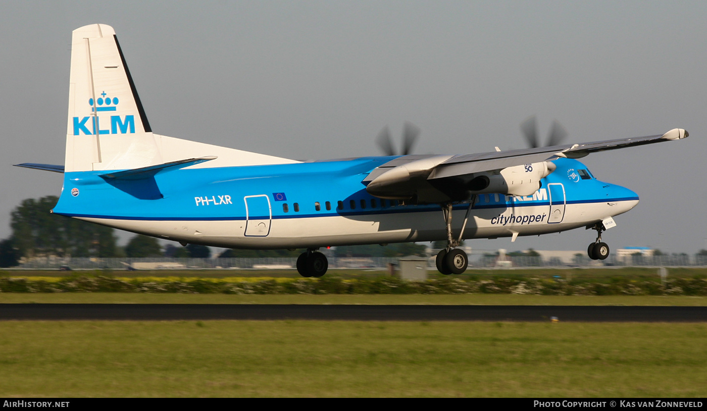 Aircraft Photo of PH-LXR | Fokker 50 | KLM Cityhopper | AirHistory.net #439225