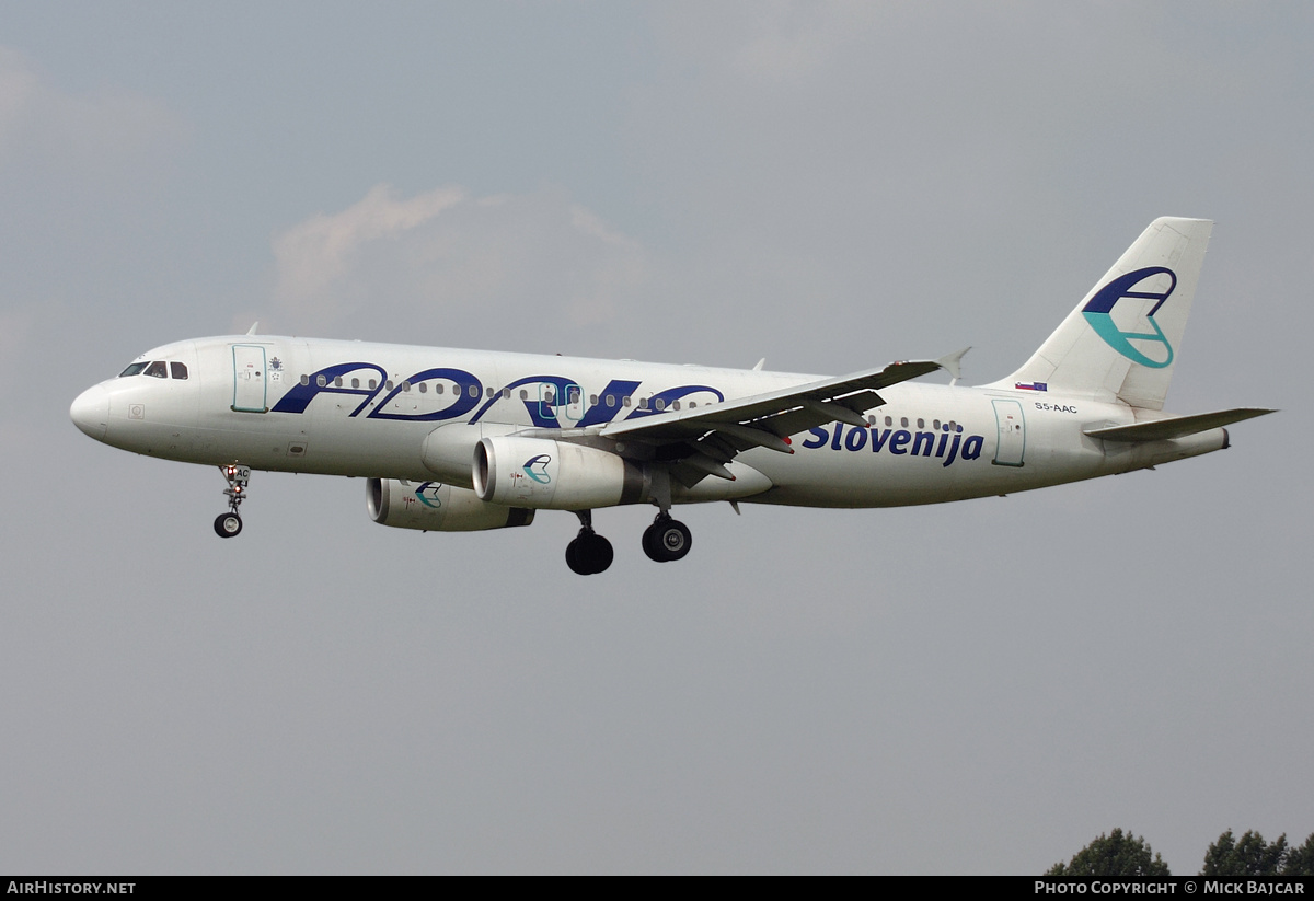 Aircraft Photo of S5-AAC | Airbus A320-231 | Adria Airways | AirHistory.net #439227