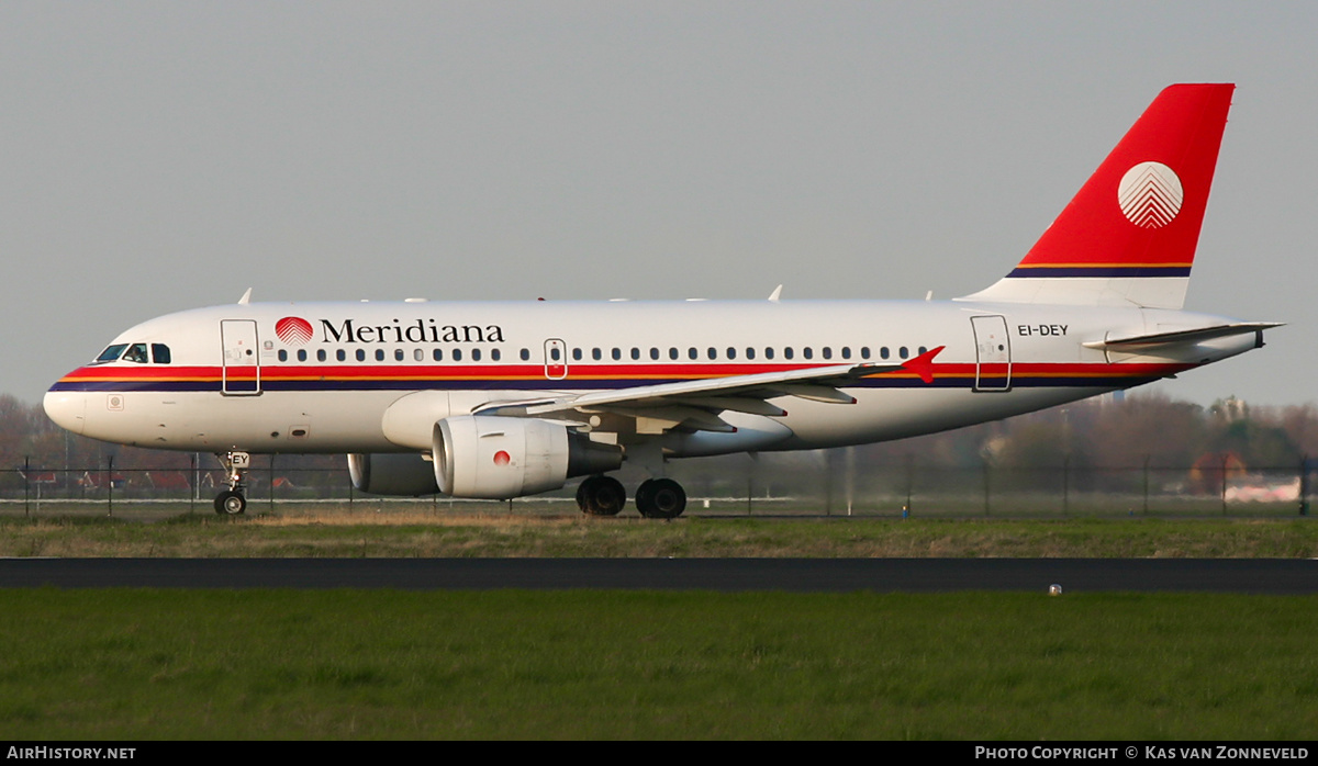 Aircraft Photo of EI-DEY | Airbus A319-112 | Meridiana | AirHistory.net #439234