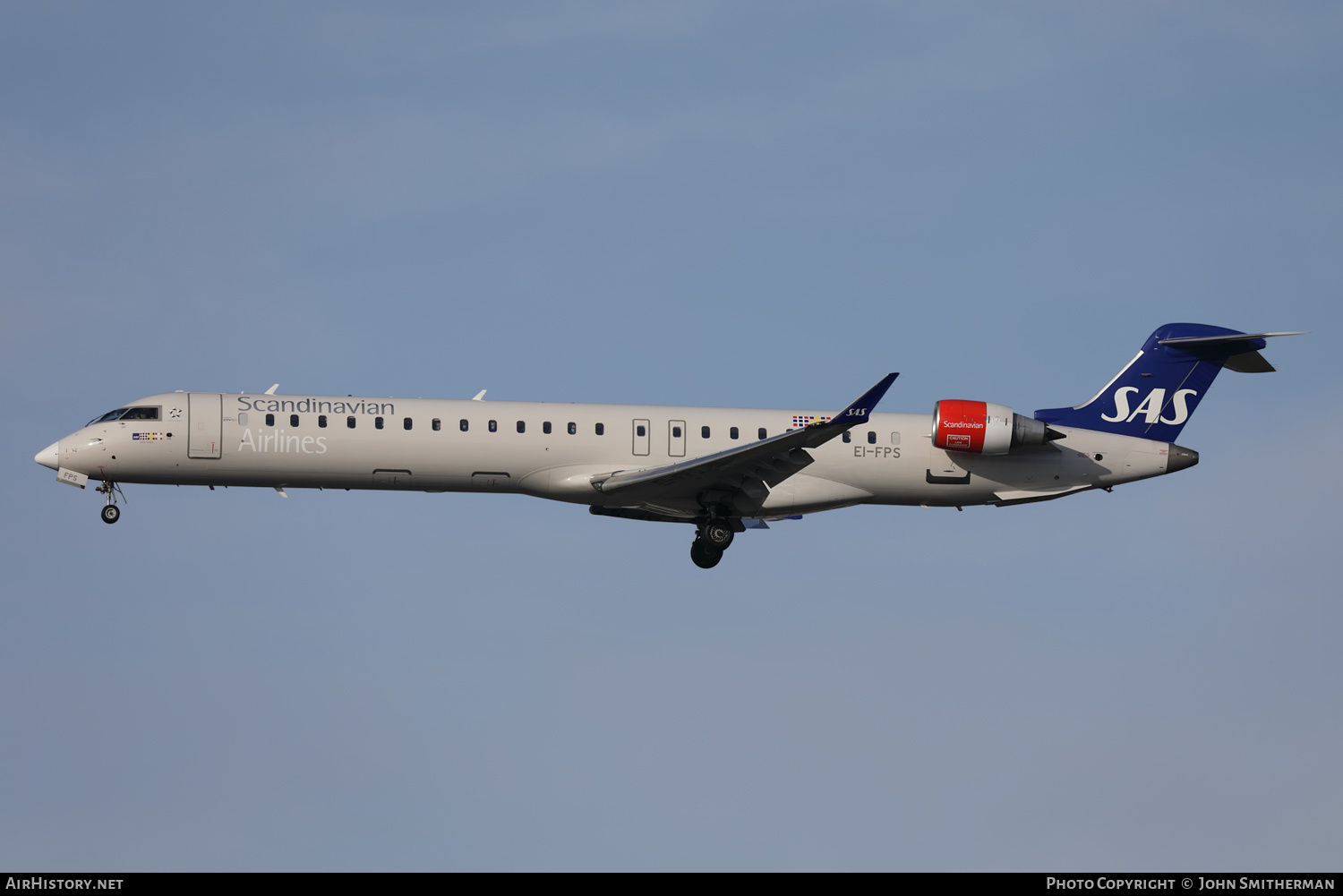 Aircraft Photo of EI-FPS | Bombardier CRJ-900LR (CL-600-2D24) | Scandinavian Airlines - SAS | AirHistory.net #439252