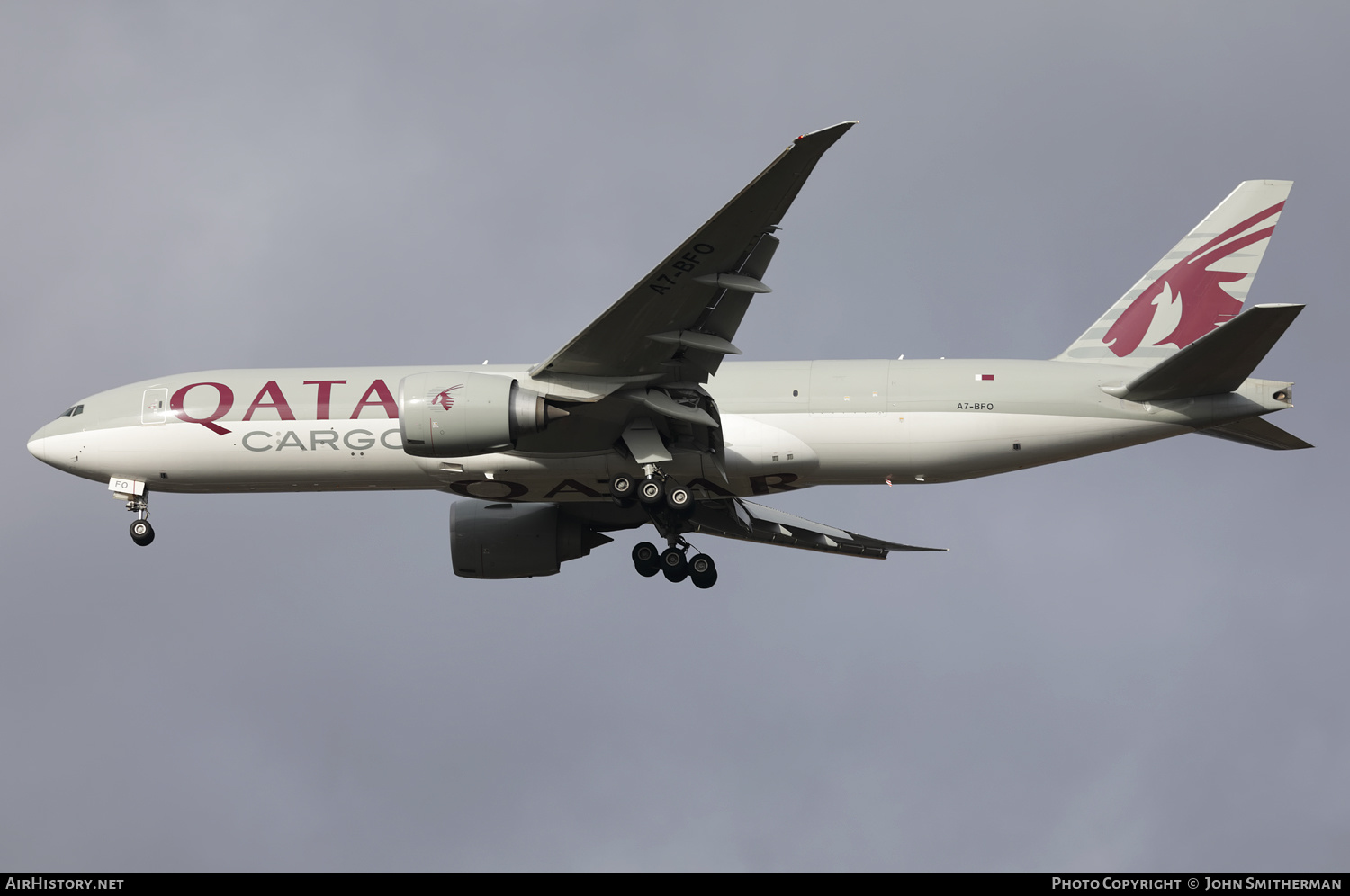 Aircraft Photo of A7-BFO | Boeing 777-F | Qatar Airways Cargo | AirHistory.net #439257