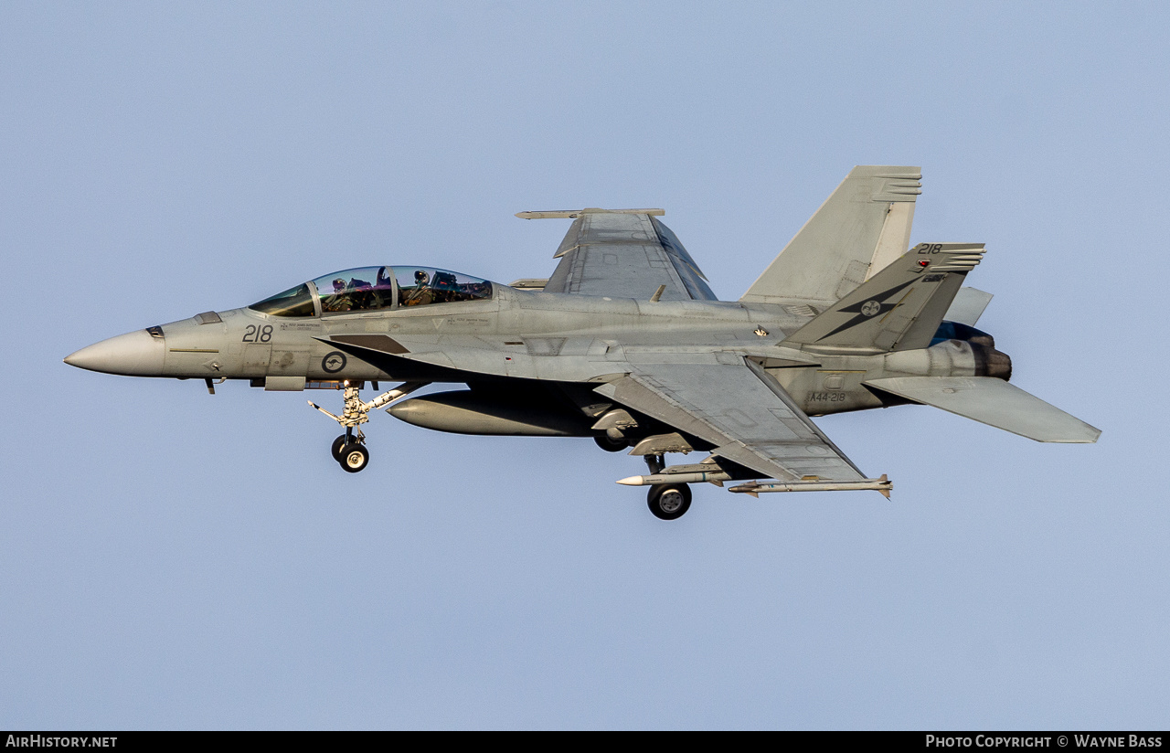 Aircraft Photo of A44-218 | Boeing F/A-18F Super Hornet | Australia - Air Force | AirHistory.net #439262