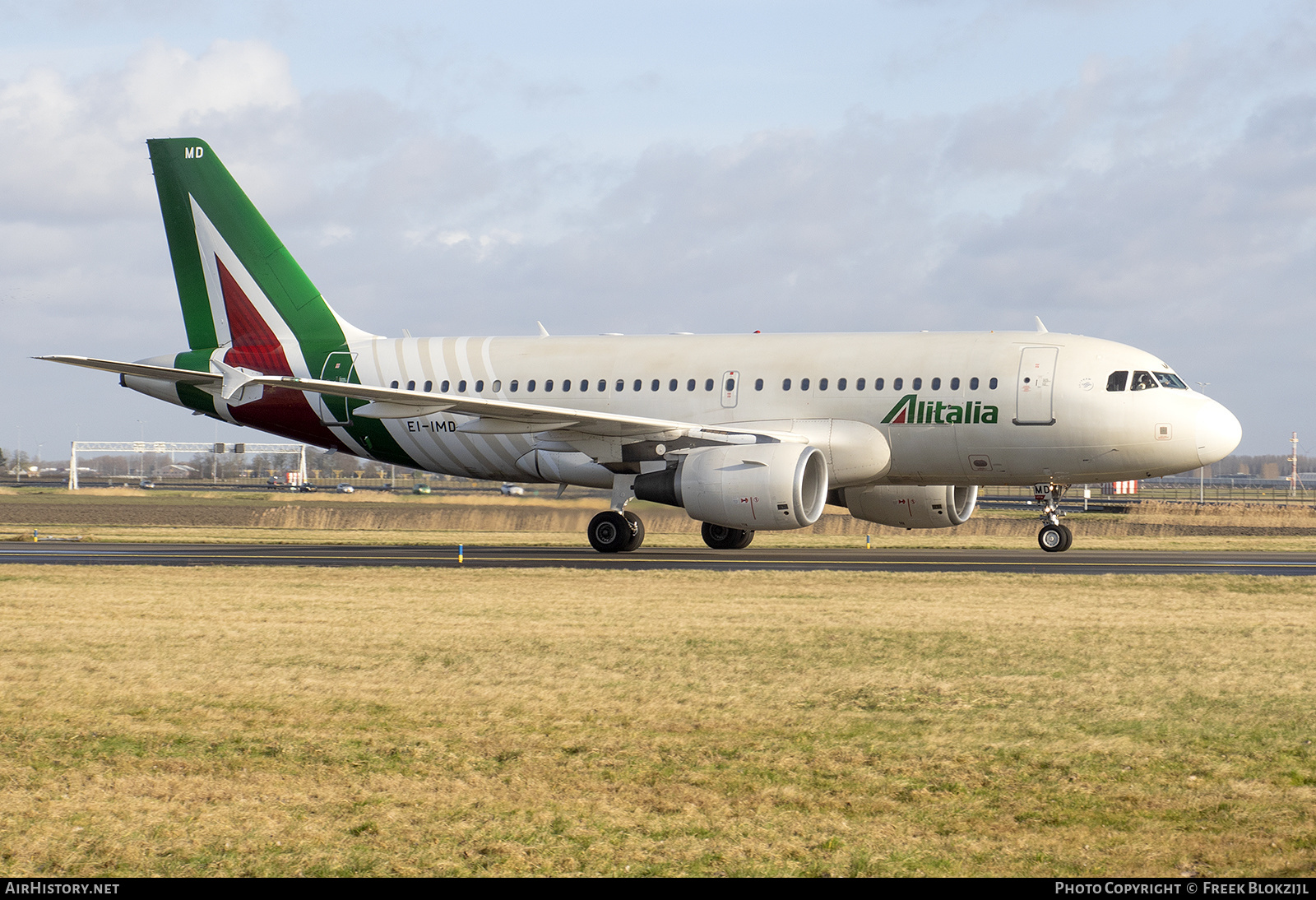 Aircraft Photo of EI-IMD | Airbus A319-112 | Alitalia | AirHistory.net #439268