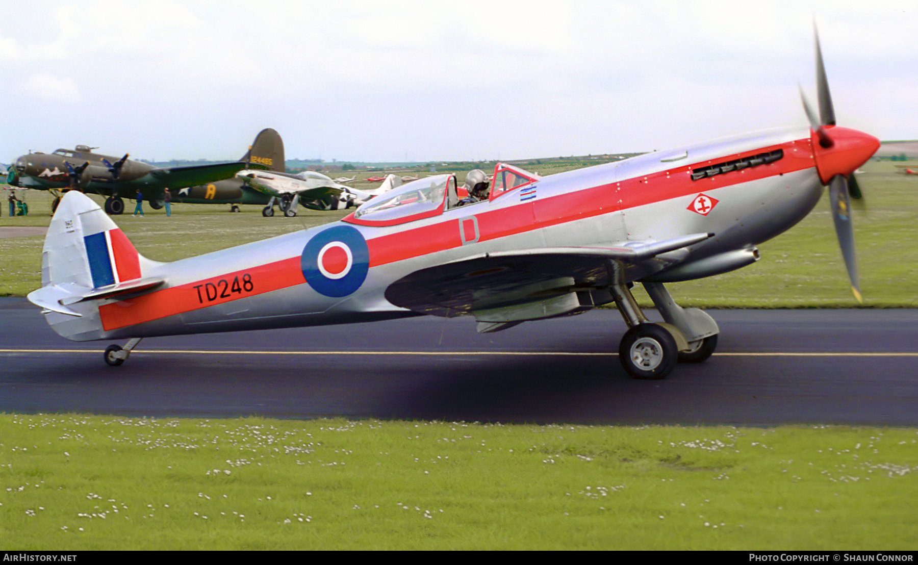 Aircraft Photo of G-OXVI / TD248 | Supermarine 361 Spitfire LF16E | UK - Air Force | AirHistory.net #439276
