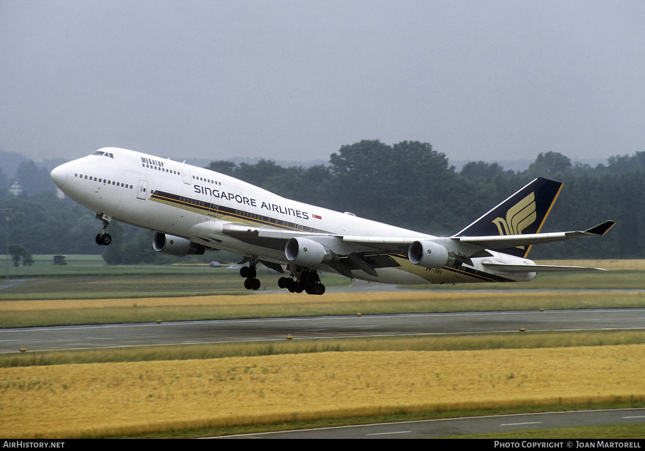 Aircraft Photo of 9V-SMG | Boeing 747-412(BCF) | Singapore Airlines | AirHistory.net #439281