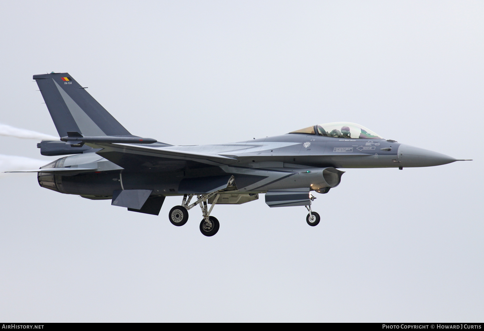 Aircraft Photo of FA-134 | General Dynamics F-16AM Fighting Falcon | Belgium - Air Force | AirHistory.net #439290