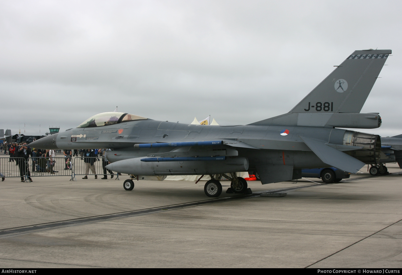 Aircraft Photo of J-881 | General Dynamics F-16AM Fighting Falcon | Netherlands - Air Force | AirHistory.net #439298