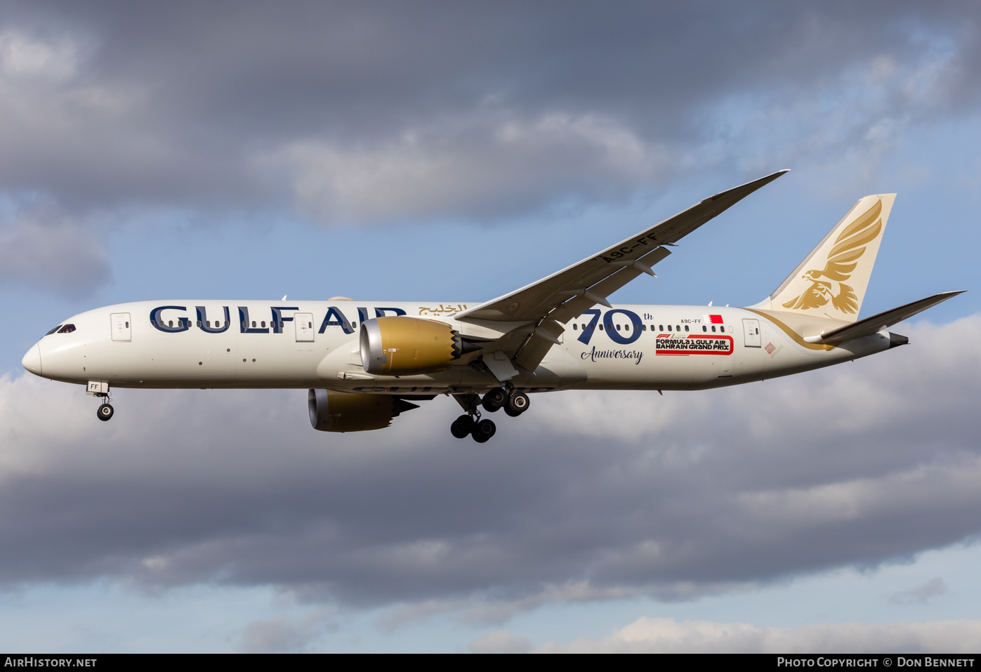 Aircraft Photo of A9C-FF | Boeing 787-9 Dreamliner | Gulf Air | AirHistory.net #439314