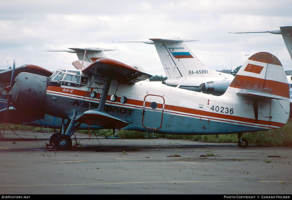 Aircraft Photo of 40236 | Antonov An-2R | Aeroflot | AirHistory.net #439326