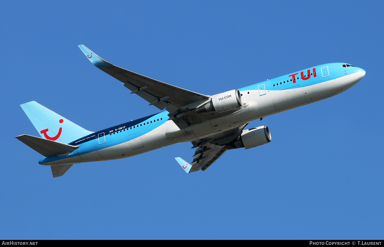 Aircraft Photo of G-OBYF | Boeing 767-304/ER | TUI | AirHistory.net #439337