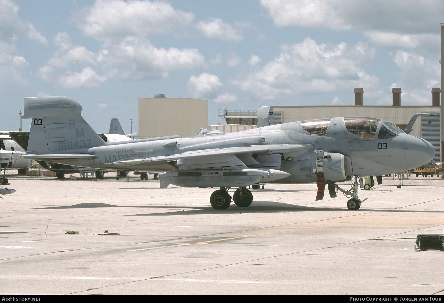 Aircraft Photo of 160437 | Grumman EA-6B Prowler (G-128) | USA - Marines | AirHistory.net #439364