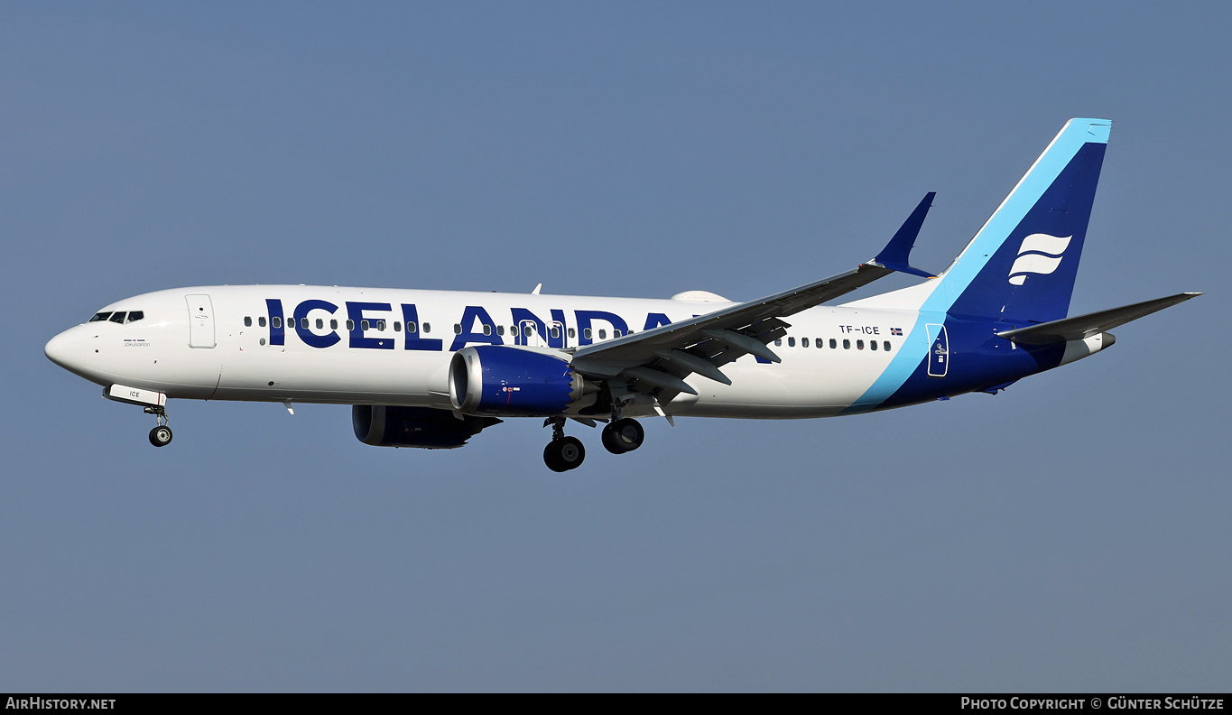 Aircraft Photo of TF-ICE | Boeing 737-8 Max 8 | Icelandair | AirHistory.net #439368