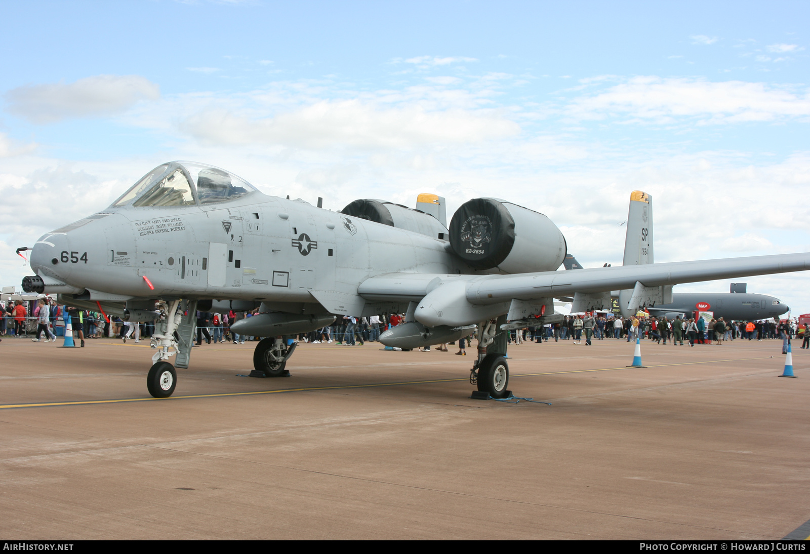 Aircraft Photo of 82-0654 / AF81-654 | Fairchild A-10A Thunderbolt II | USA - Air Force | AirHistory.net #439371