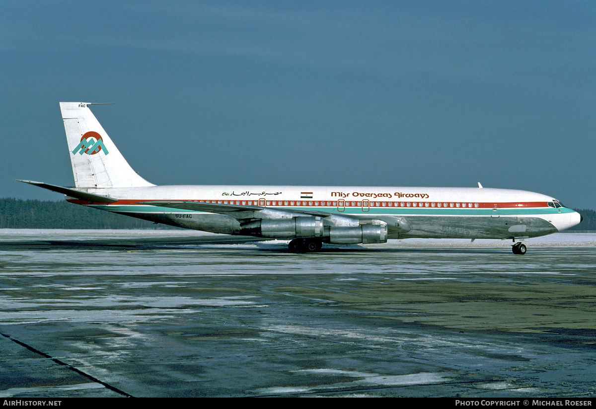 Aircraft Photo of SU-FAC | Boeing 707-323C | Misr Overseas Airways | AirHistory.net #439393