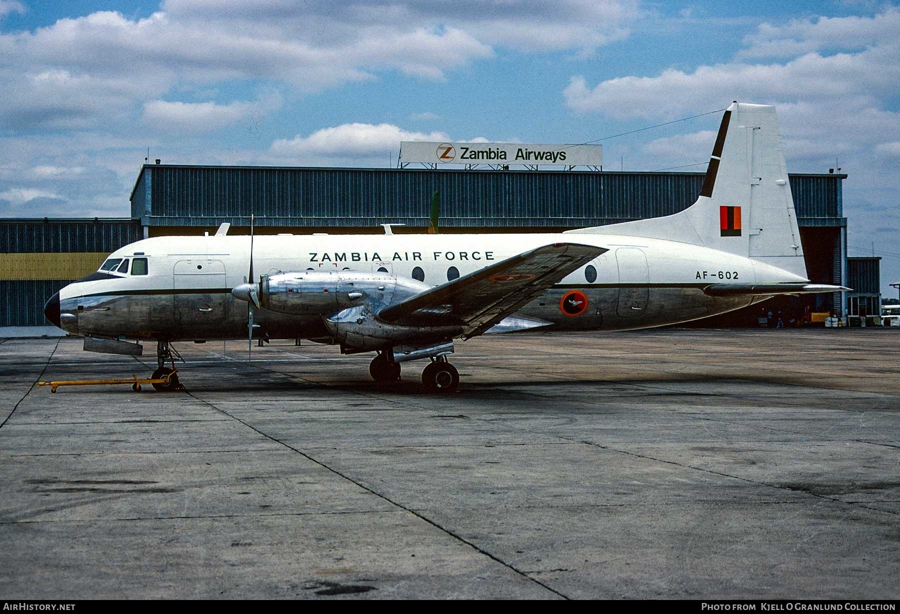 Aircraft Photo of AF-602 | Hawker Siddeley HS-748 Srs2A/265 | Zambia - Air Force | AirHistory.net #439398