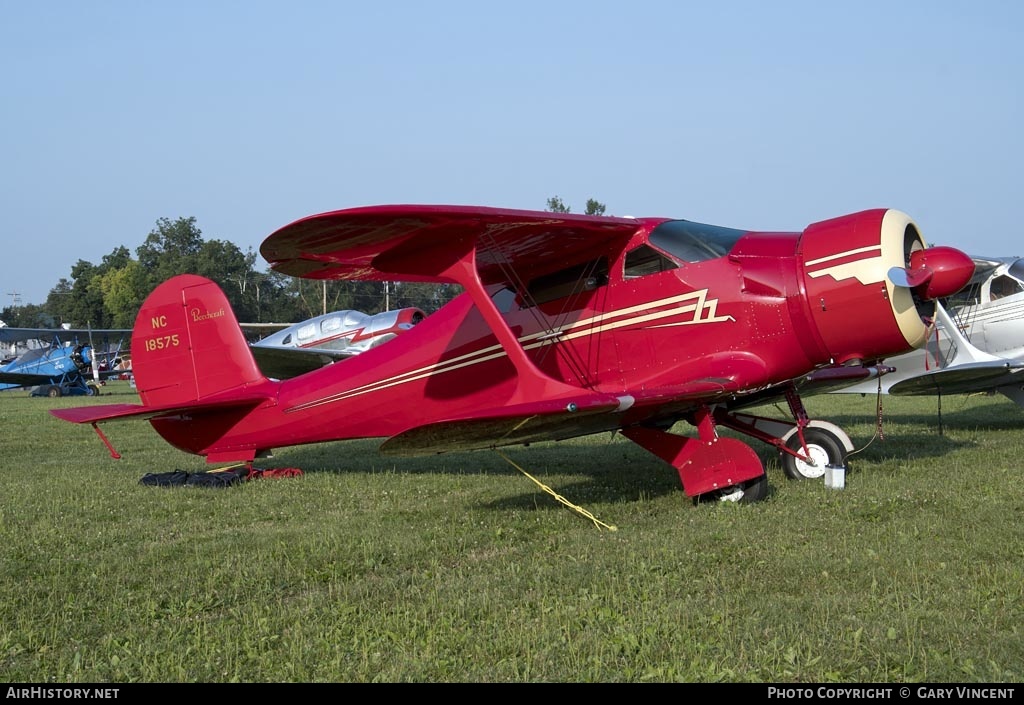 Aircraft Photo of N18575 | Beech D17S | AirHistory.net #439400
