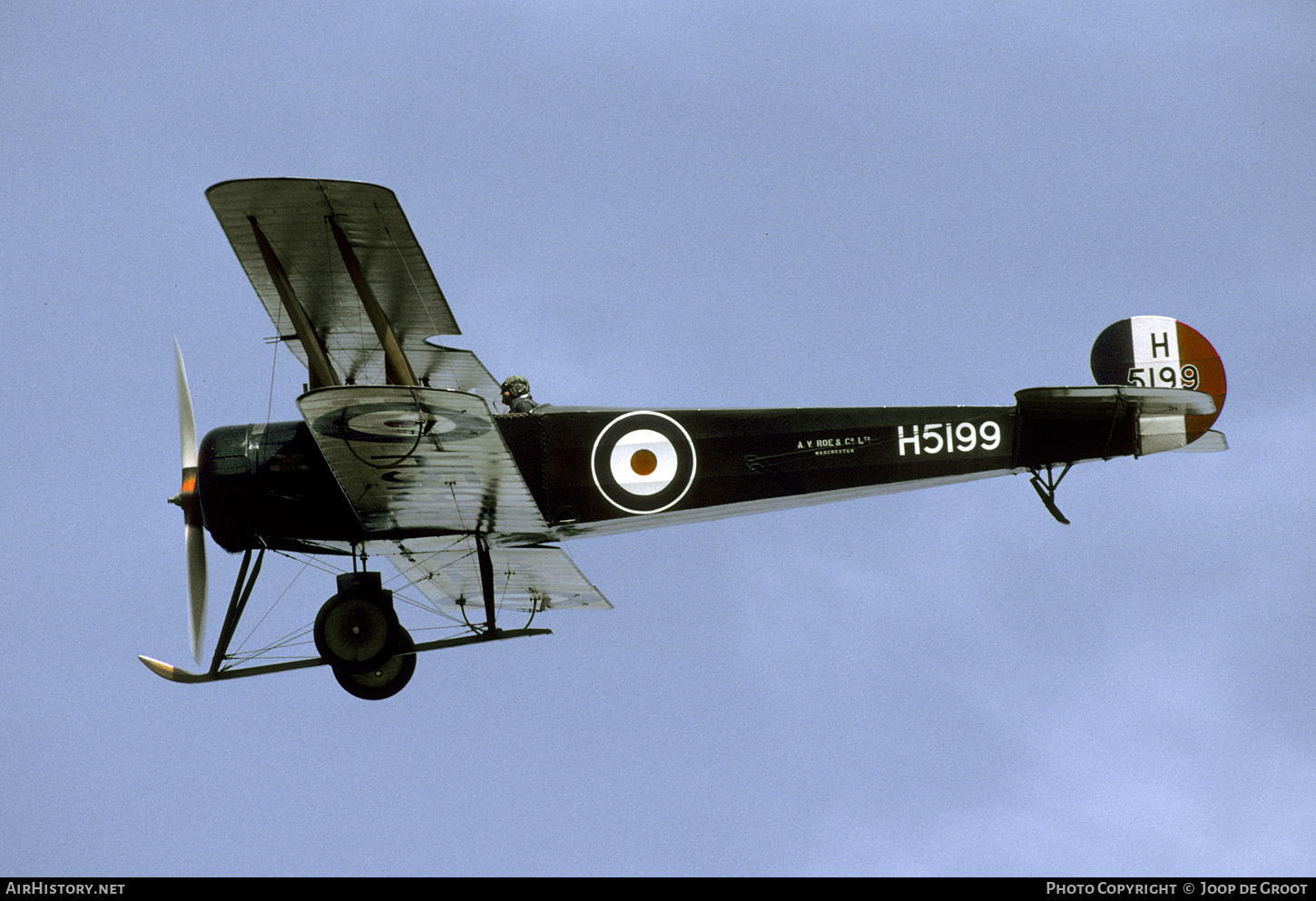 Aircraft Photo of G-ADEV / H5199 | Avro 504K | UK - Air Force | AirHistory.net #439401
