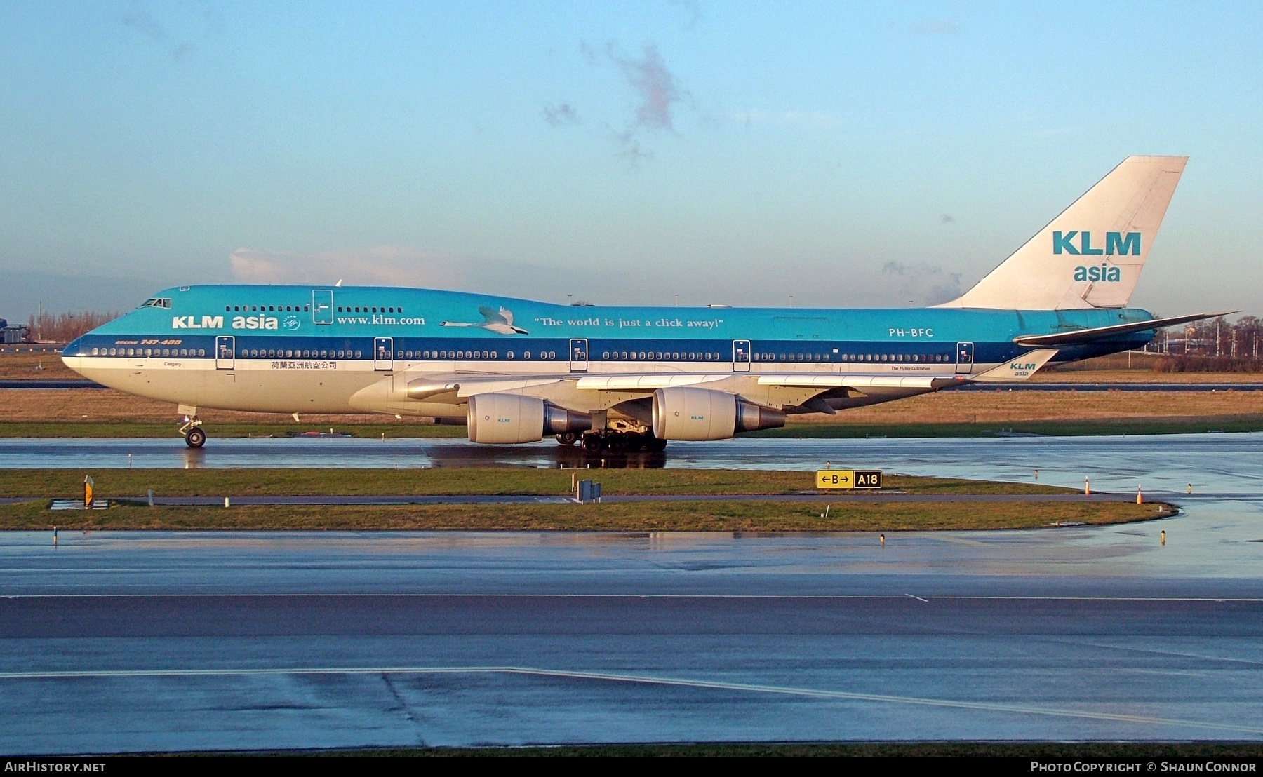 Aircraft Photo of PH-BFC | Boeing 747-406M | KLM Asia | AirHistory.net #439409