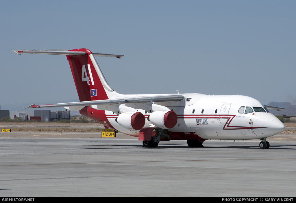 Aircraft Photo of N471NA | British Aerospace BAe-146-200 | Neptune Aviation Services | AirHistory.net #439414