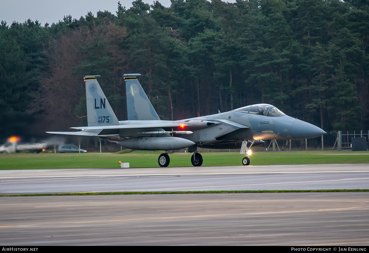 Aircraft Photo of 86-0175 / AF86-175 | McDonnell Douglas F-15C Eagle | USA - Air Force | AirHistory.net #439420