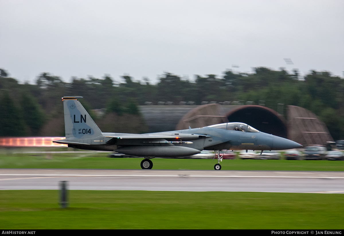 Aircraft Photo of 84-0014 / AF84-014 | McDonnell Douglas F-15C Eagle | USA - Air Force | AirHistory.net #439431