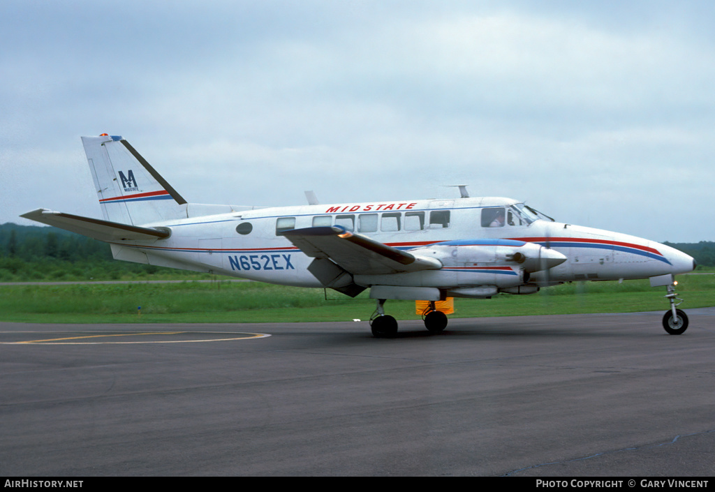 Aircraft Photo of N652EX | Beech 99 | Midstate Airlines | AirHistory.net #439435