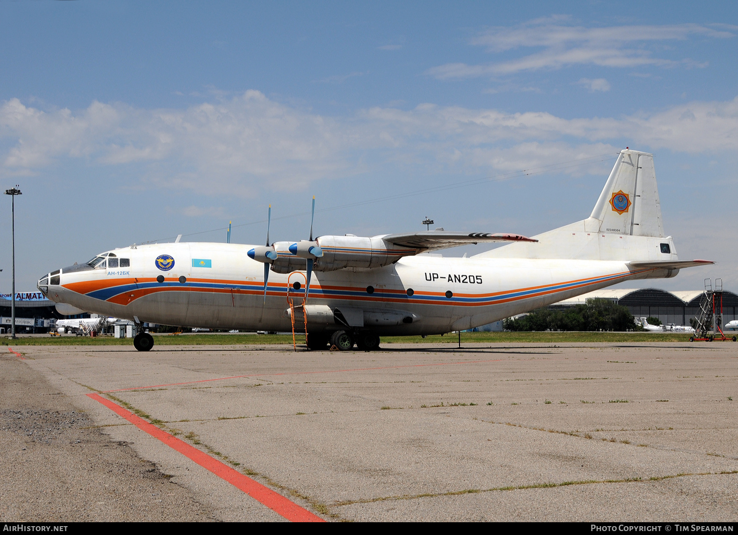 Aircraft Photo of UP-AN205 | Antonov An-12BK | Ministry of Emergency Situations | AirHistory.net #439443